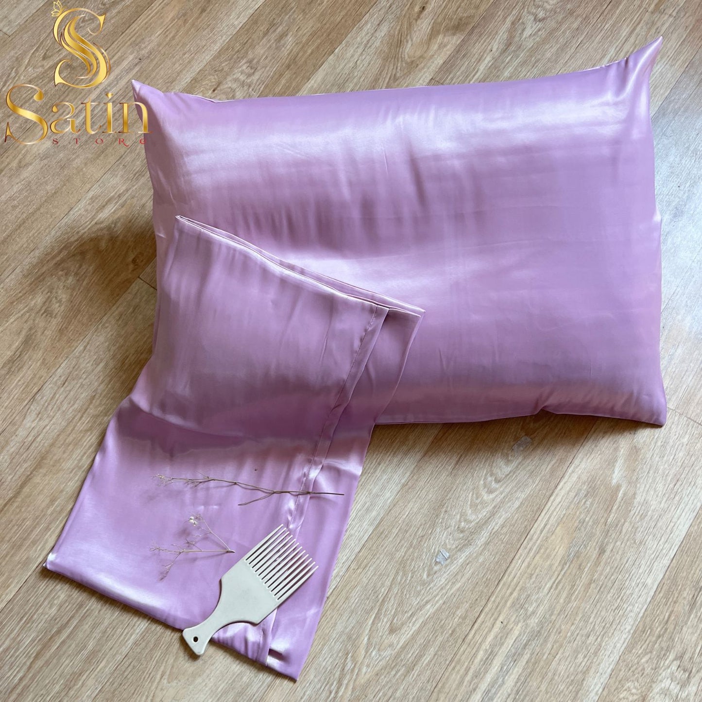 Satin pillowcase cover ( single piece)