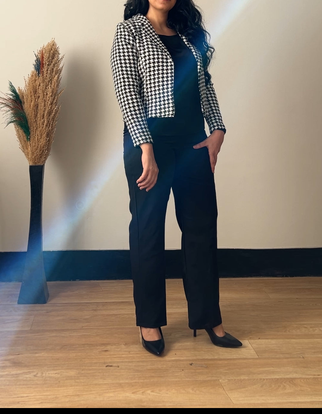 “بليزر جوخ كاروه –كيرفي، محتشم ومبطن بالكامل (طوله 60 سم)”