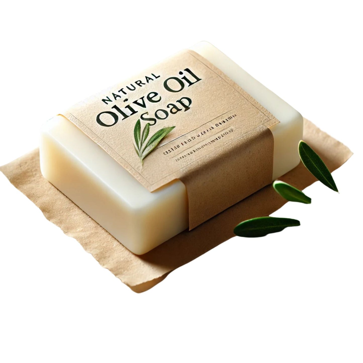 Pure plain olive oil soap for skin glow