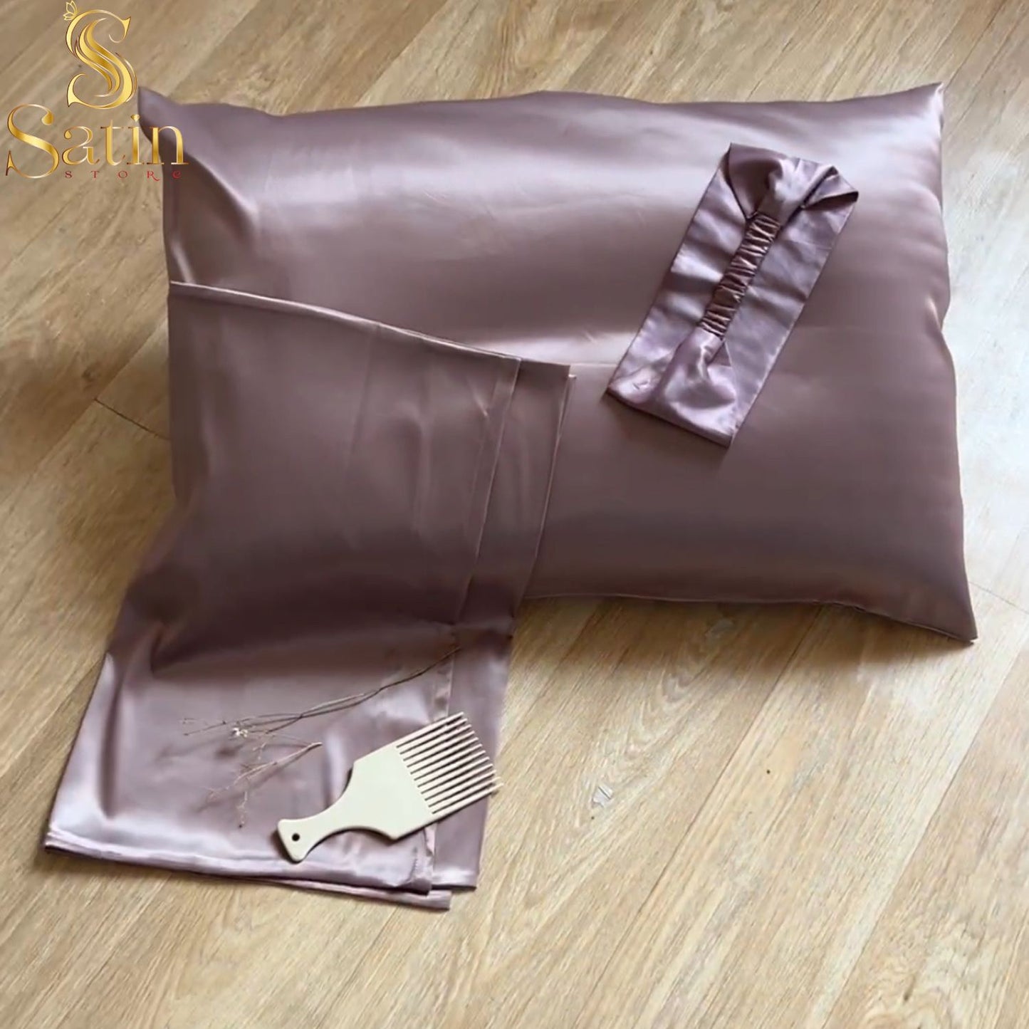 Satin pillowcase cover ( single piece)