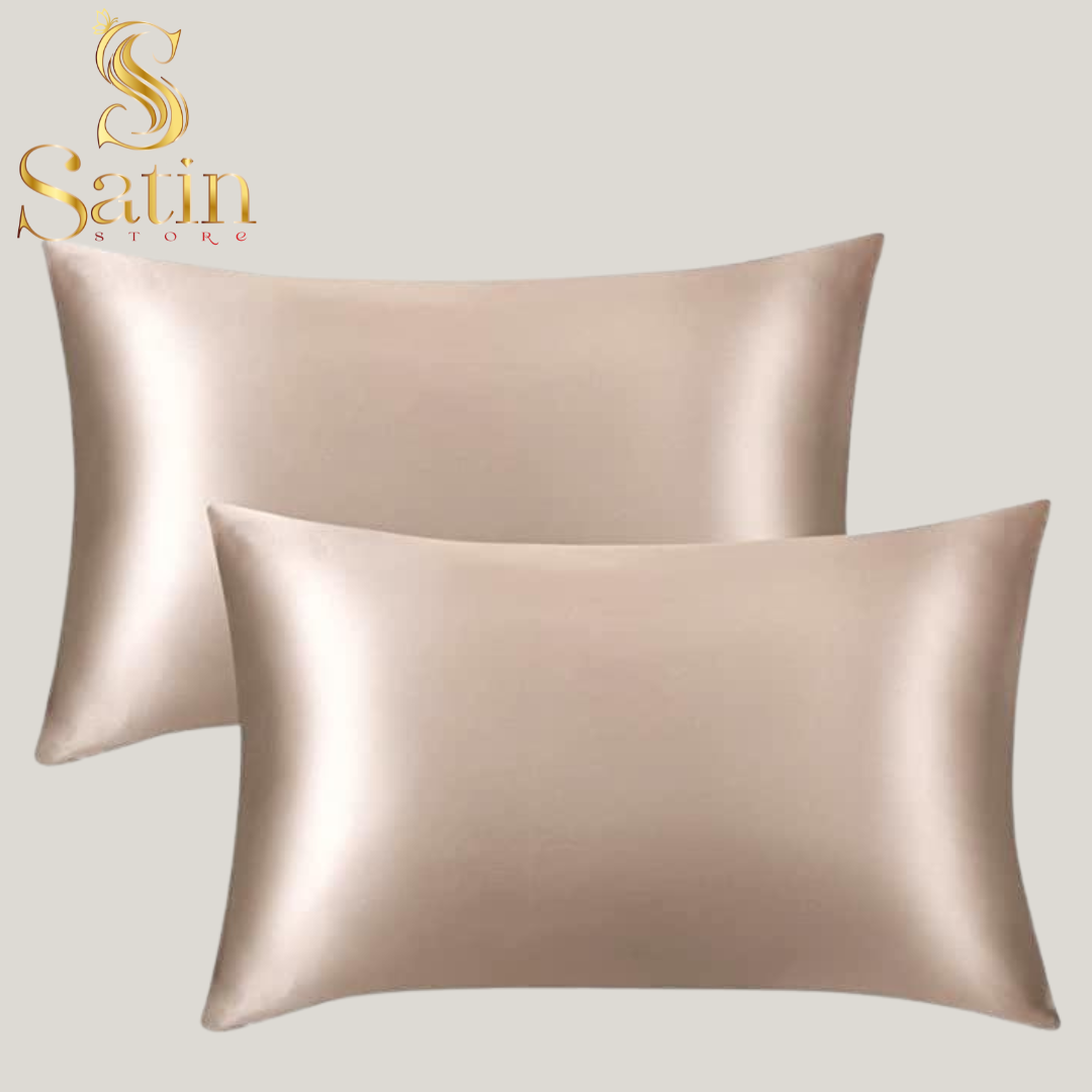 double satin pillowcasea (2 pieces)
