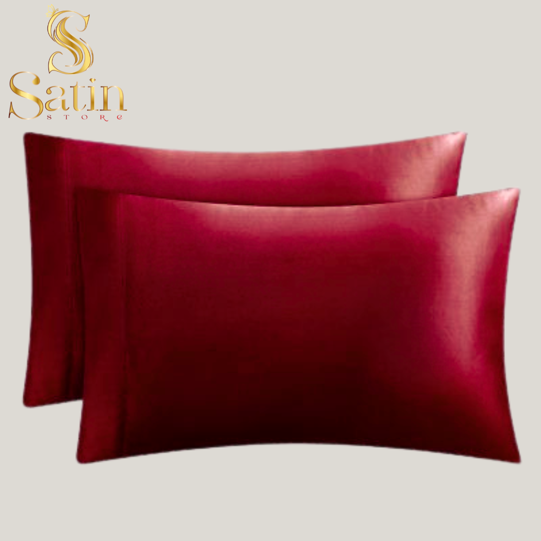 double satin pillowcasea (2 pieces)