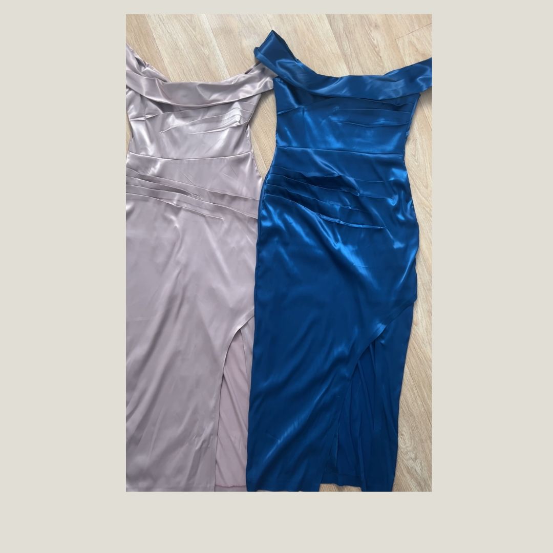 SATIN SOIREE GUEST DRESS
