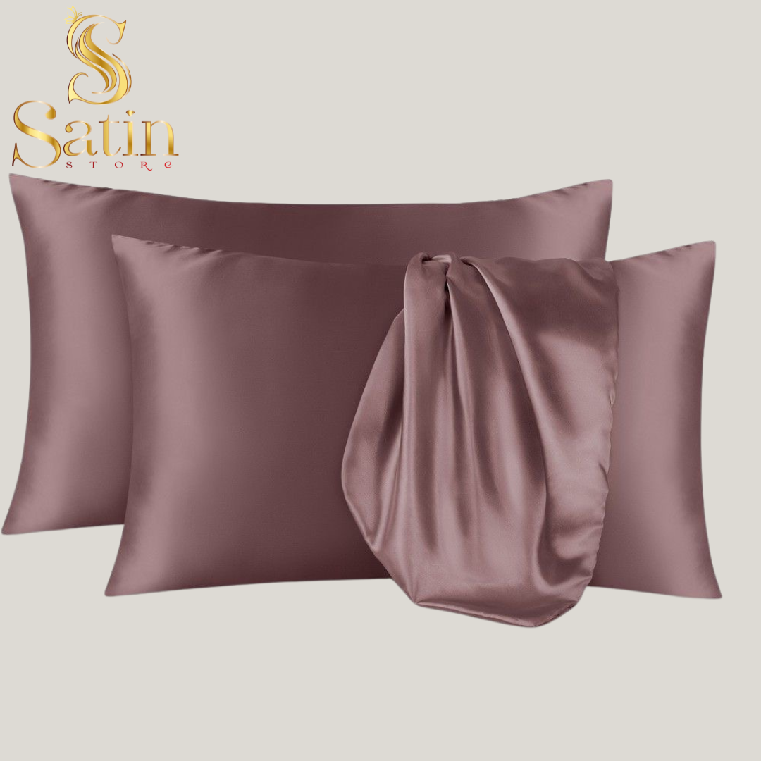 double satin pillowcasea (2 pieces)