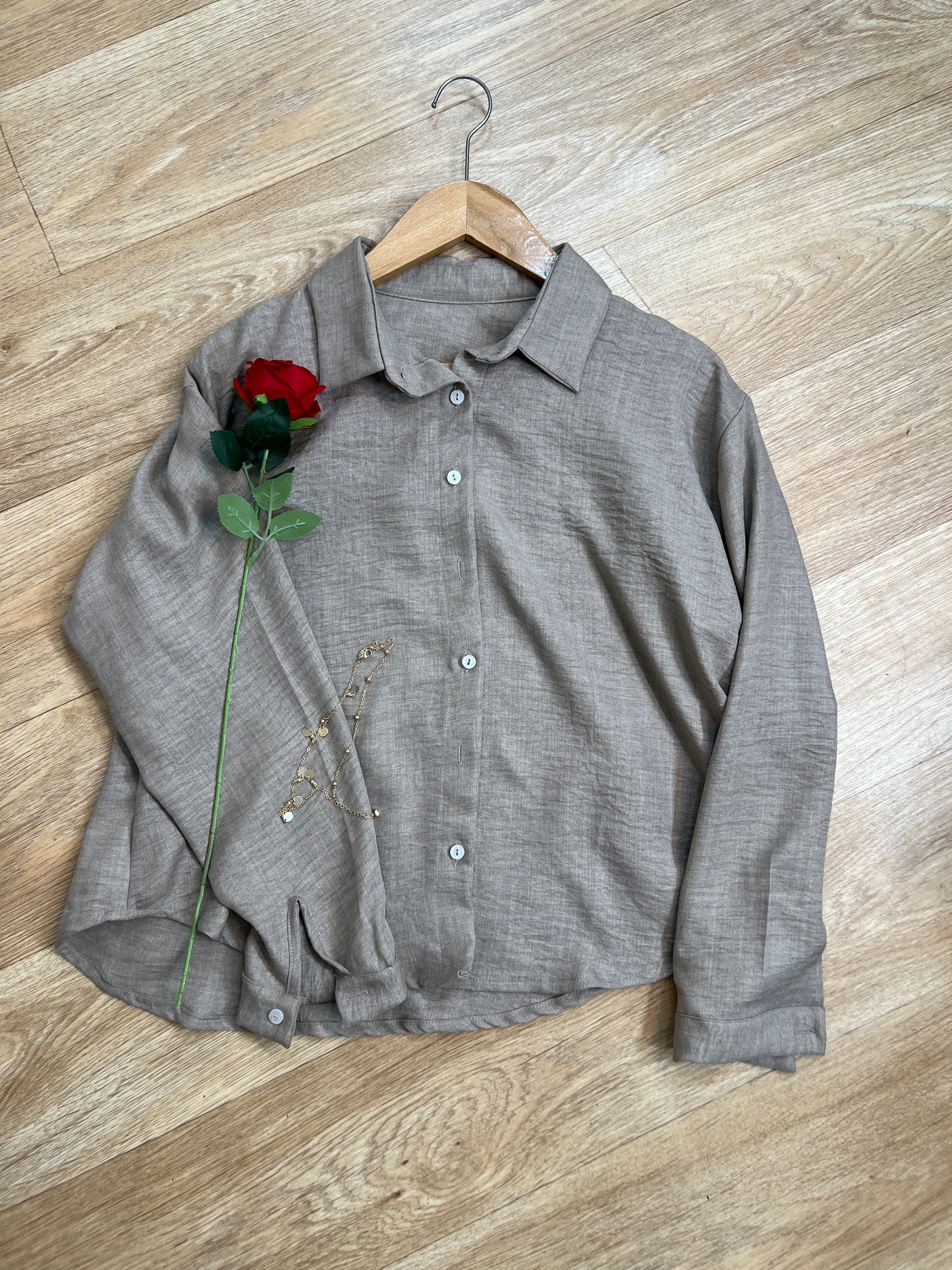 Over sized chemise- cotton linen
