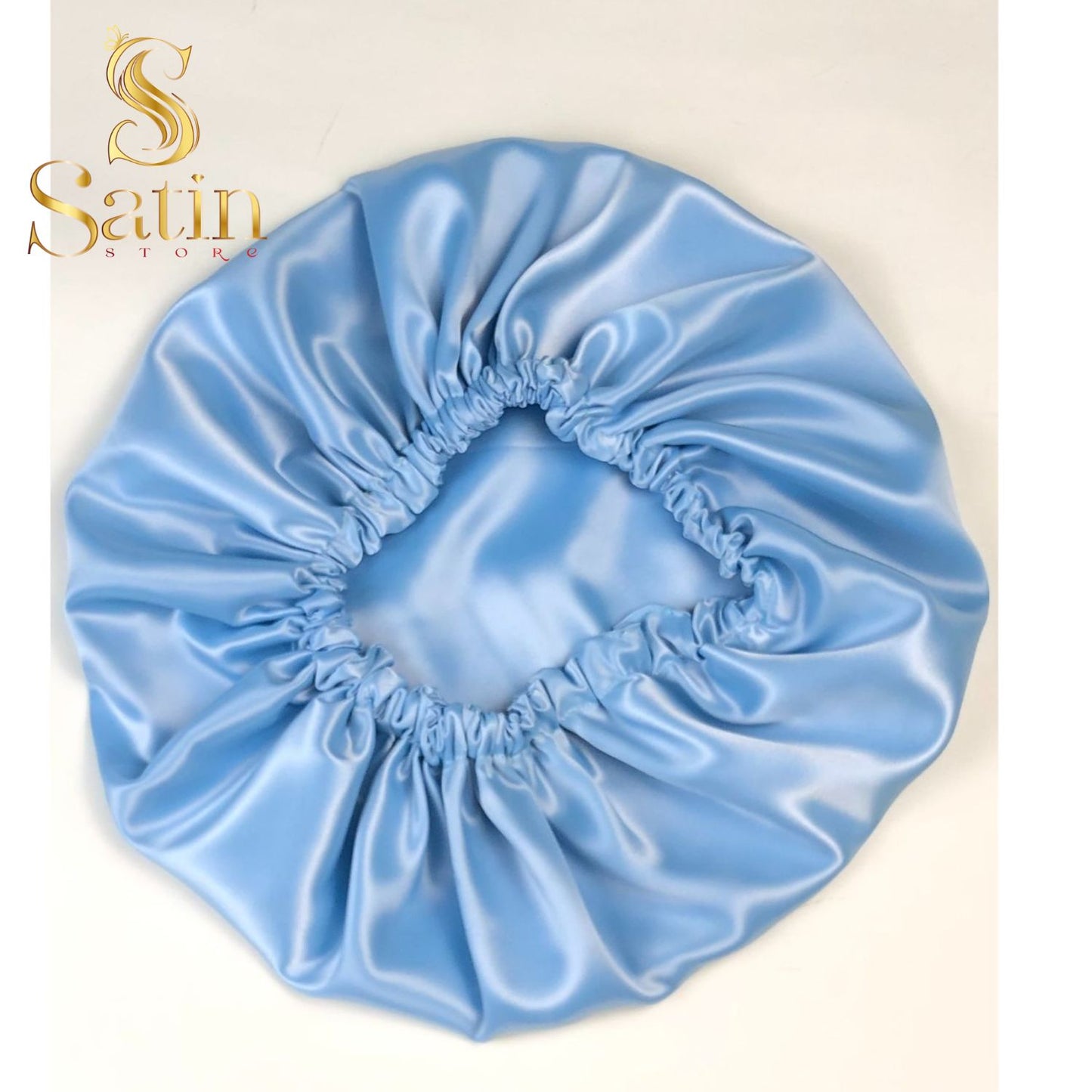 curly hair satin bonnet one layered