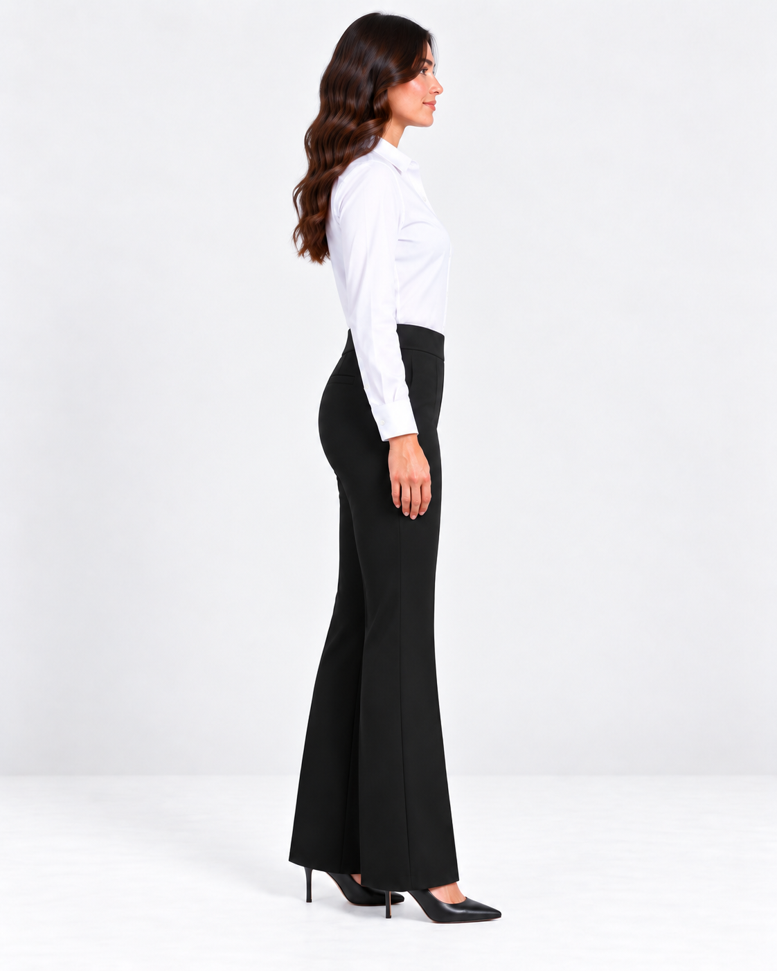 Charleston Black Formal Pants – Regular Fit