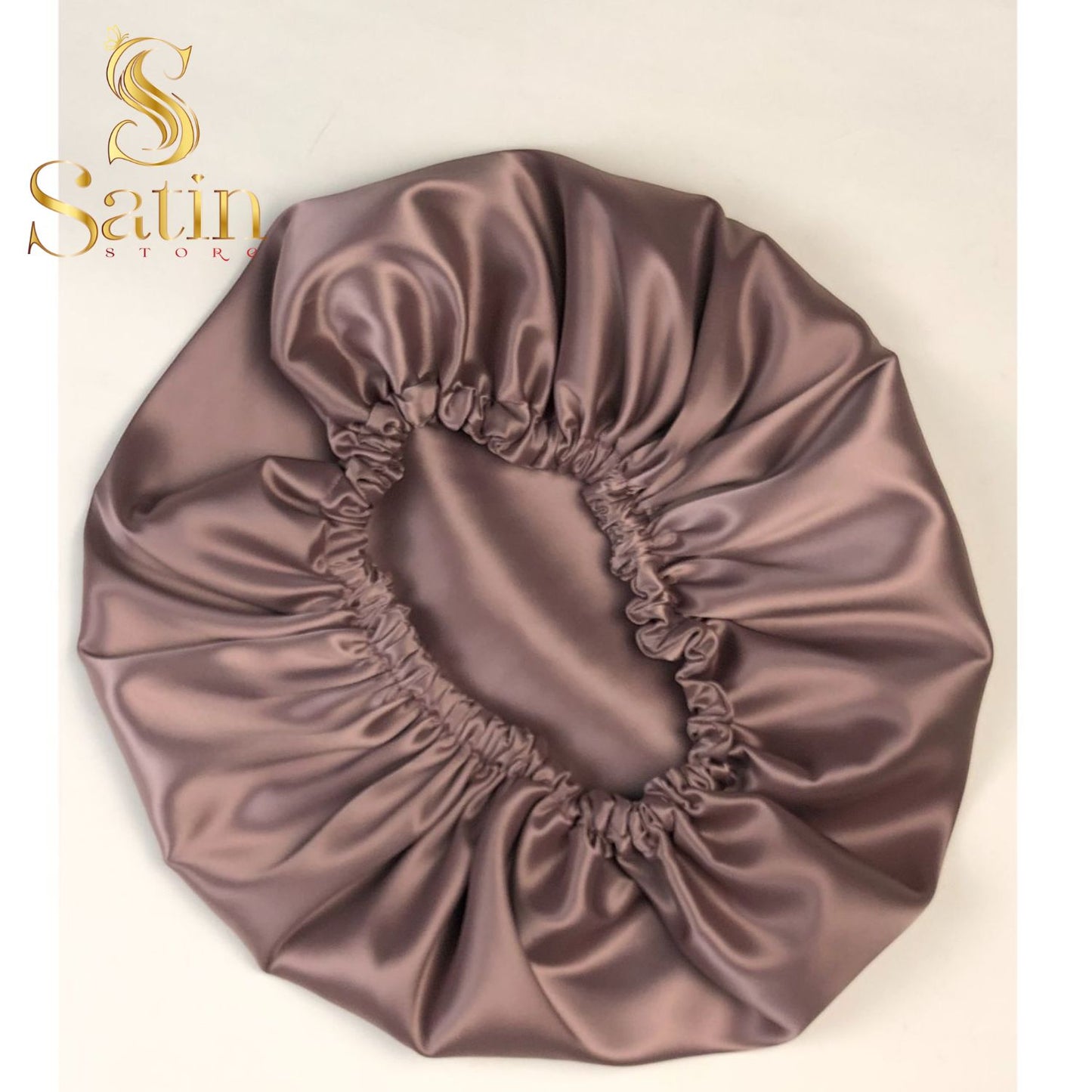 curly hair satin bonnet one layered
