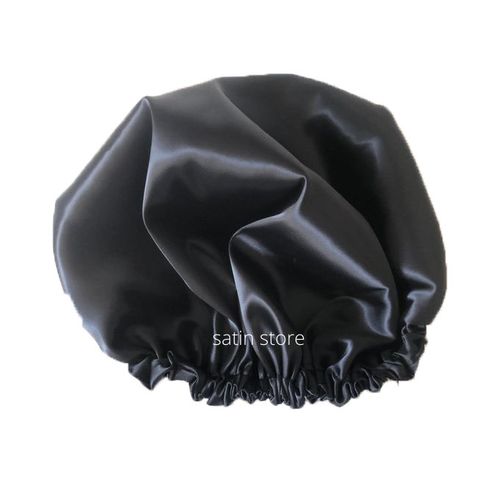 curly hair satin bonnet double layered