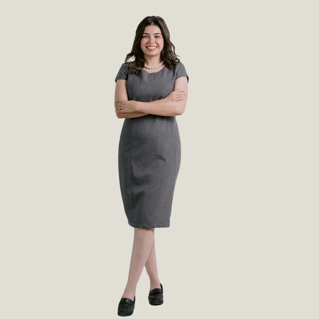 FORMAL LINEN DRESS