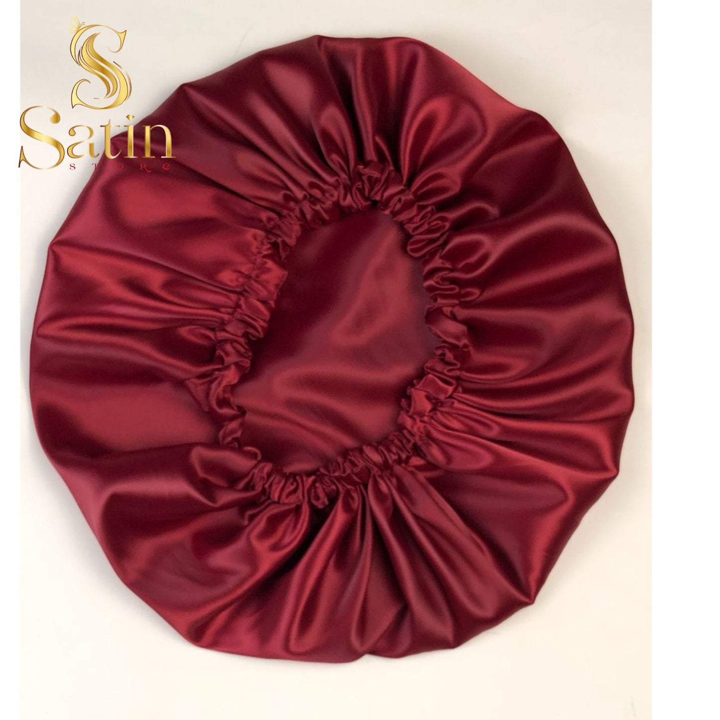curly hair satin bonnet one layered