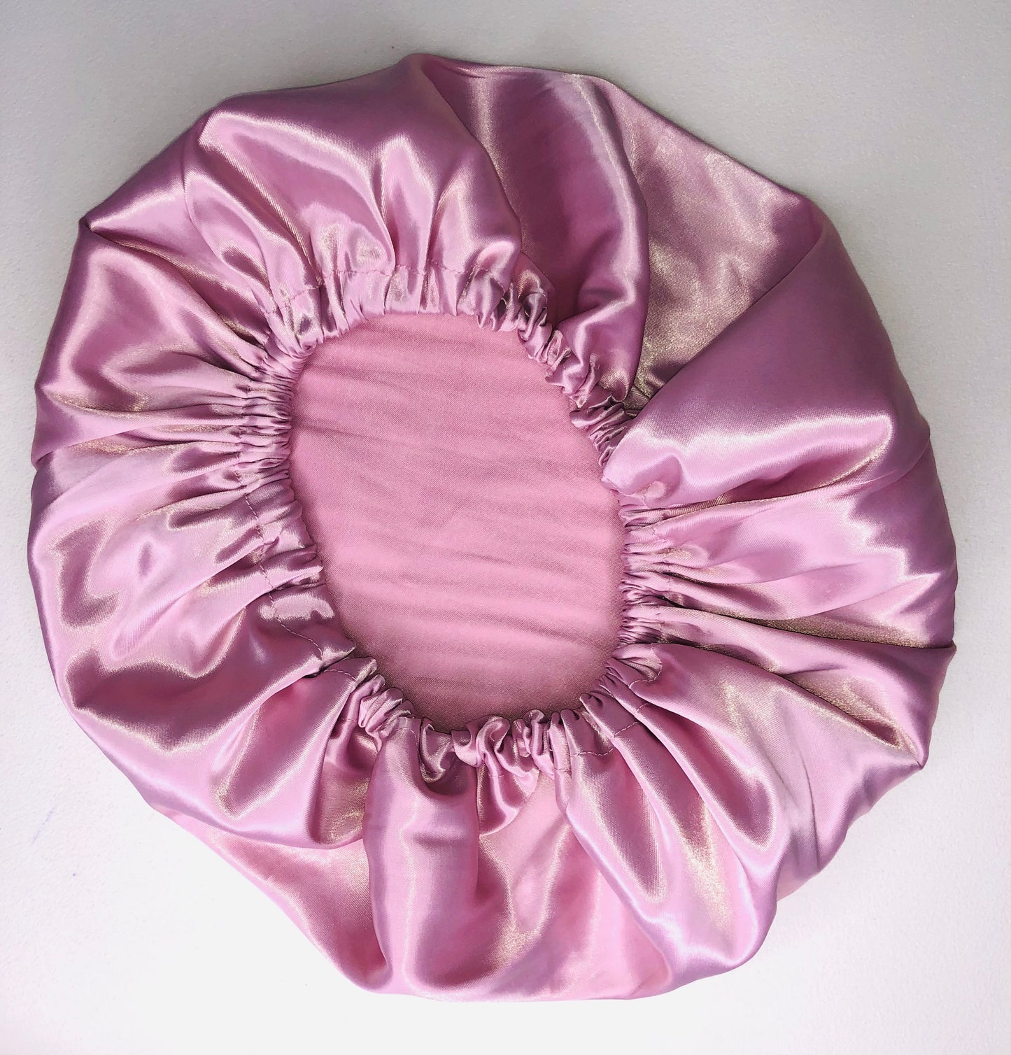 curly hair satin bonnet one layered