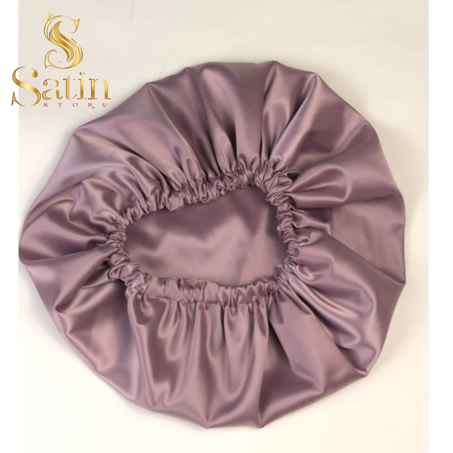 curly hair satin bonnet one layered