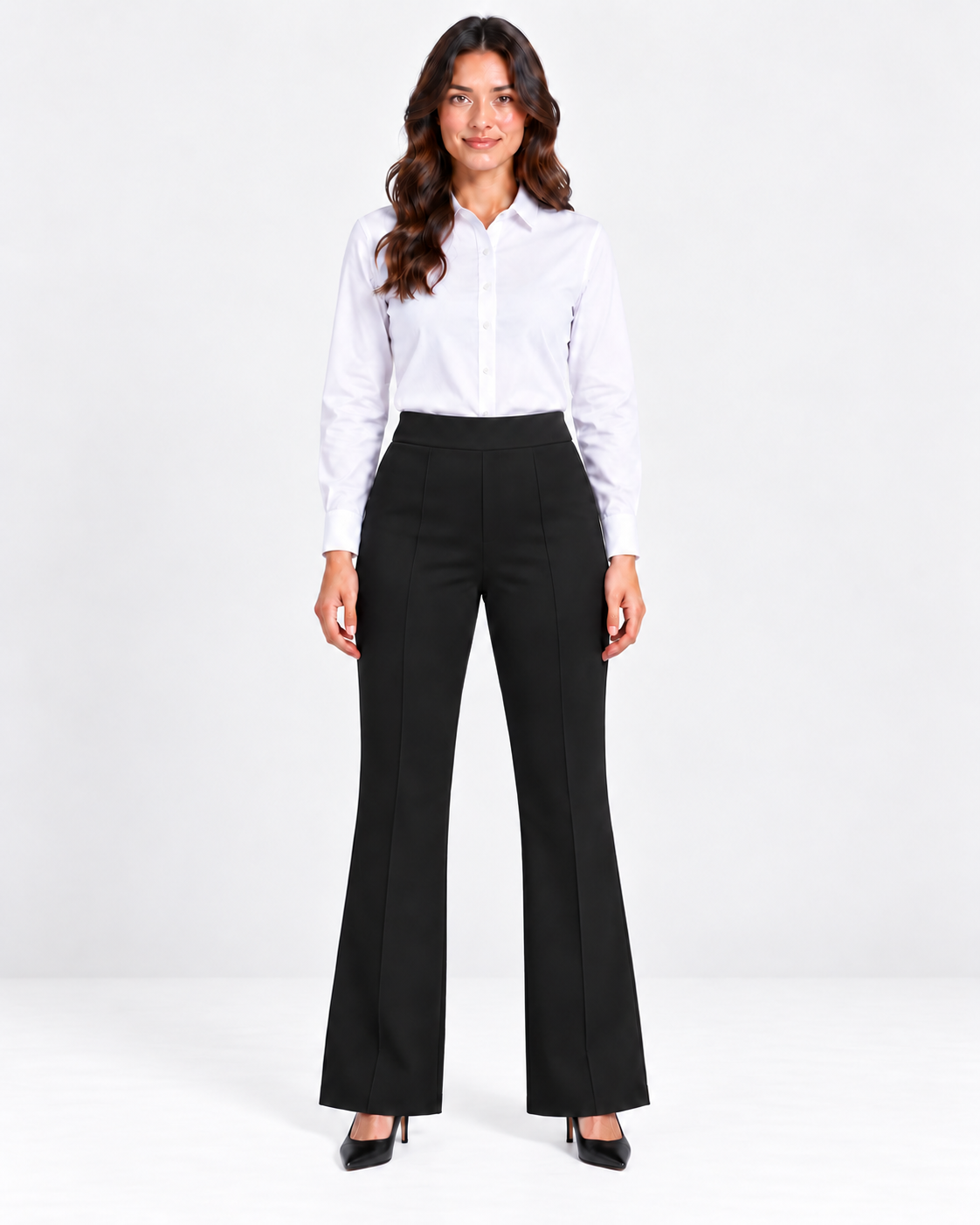 Charleston Black Formal Pants – Regular Fit
