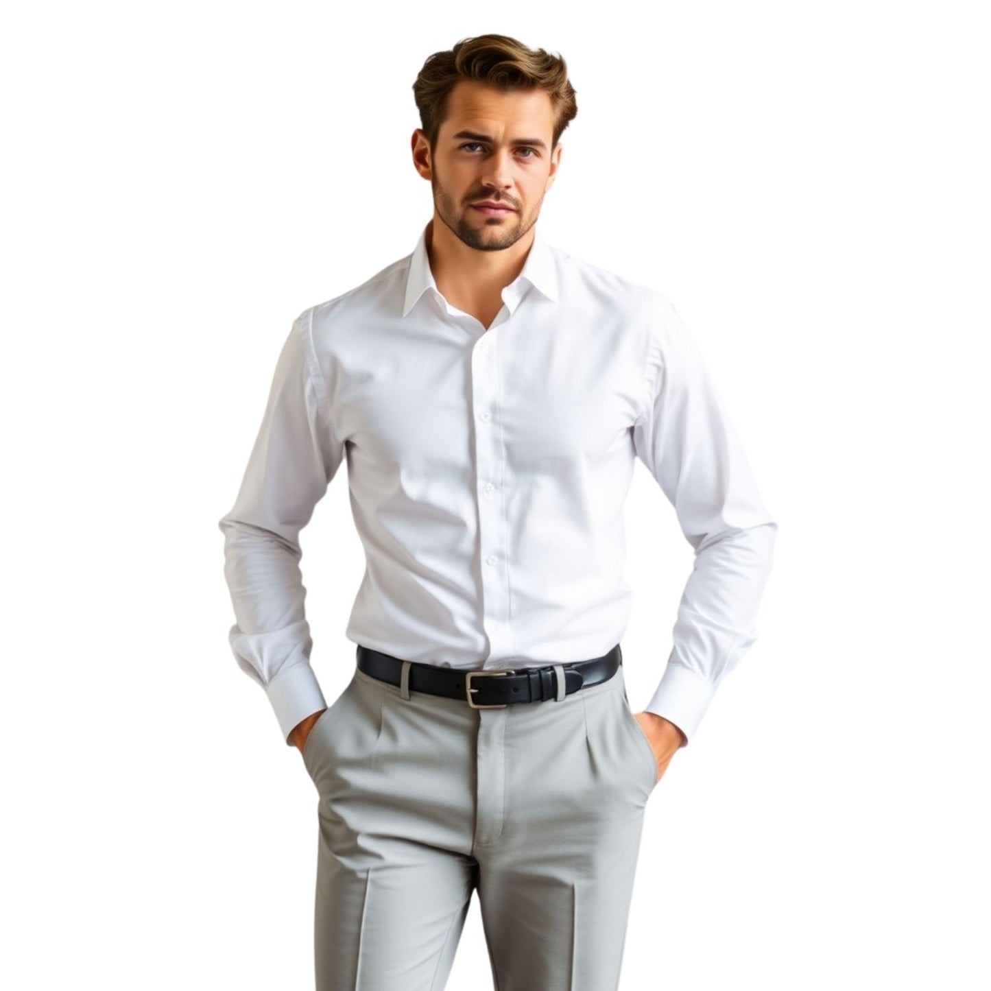 cotton men formal chemise