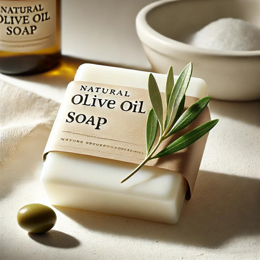 Pure plain olive oil soap for skin glow