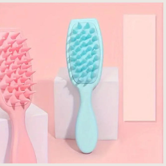 Multi-colored Hairbrush & Massage Shampoo Brush
